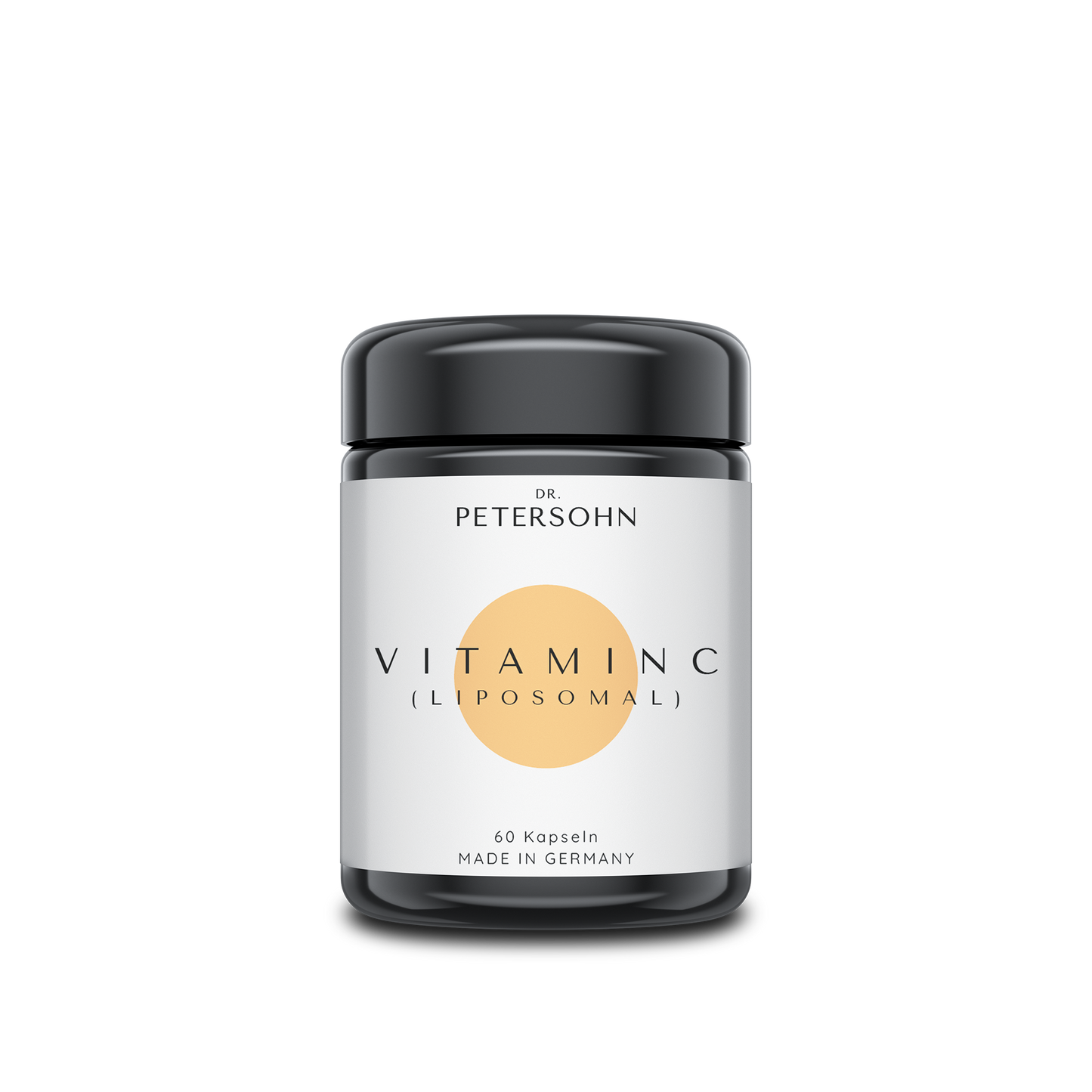 Vitamin C von Dr. Petersohn Glasverpackung schwarz