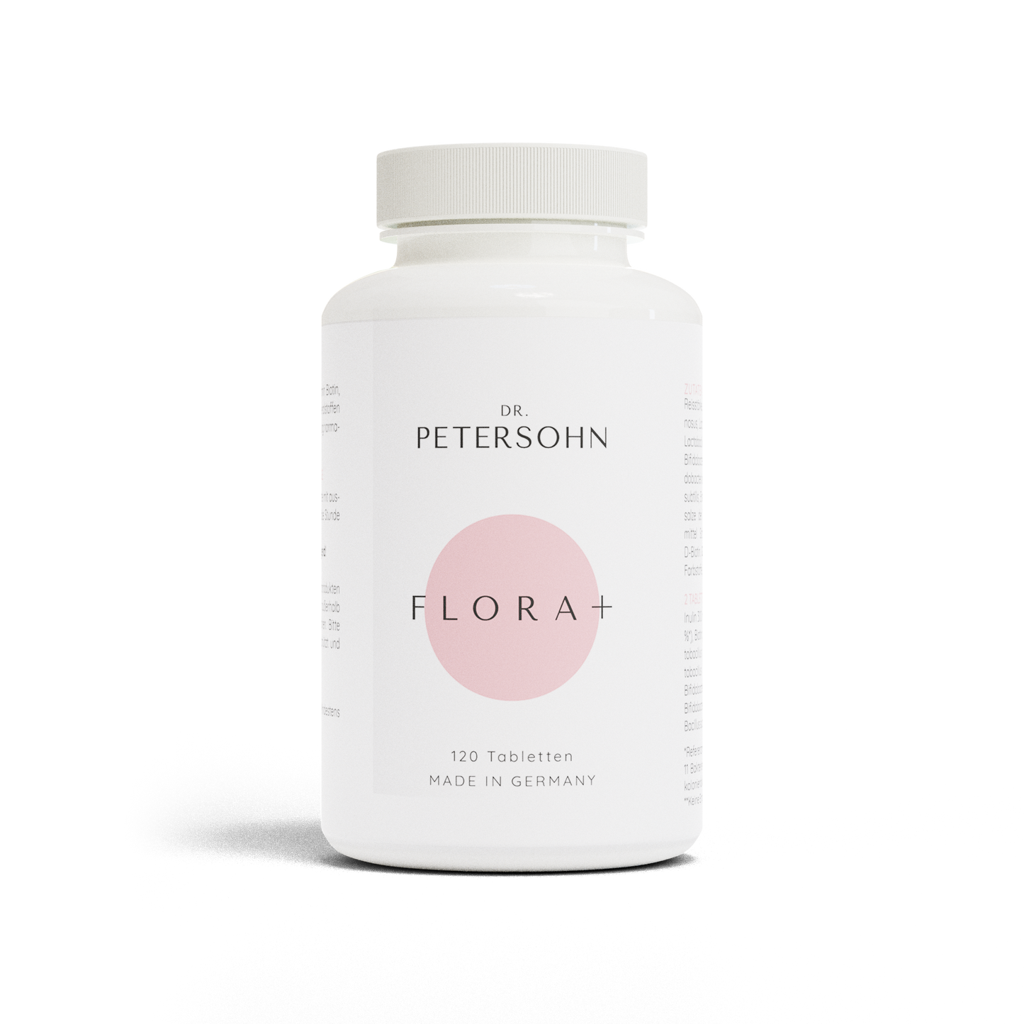 Flora+ von Dr. Petersohn Plastikverpackung weiß