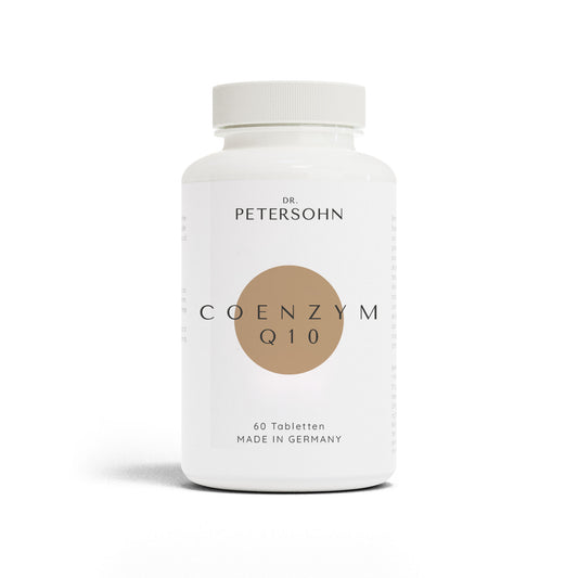Packaging Plastik von COENZYM Q10 von Dr Petersohn.
