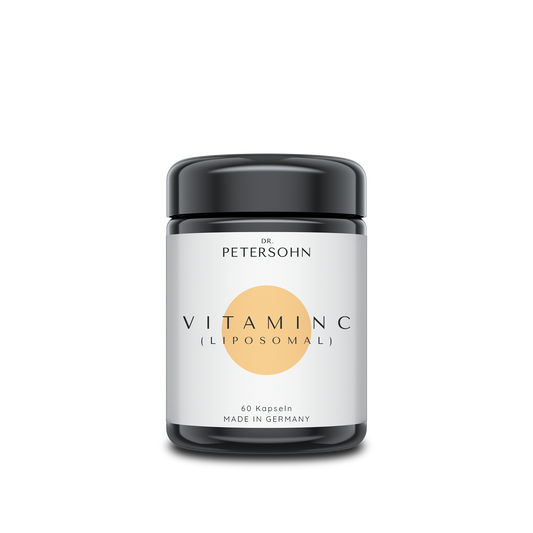 Vitamin C von Dr. Petersohn Glasverpackung schwarz