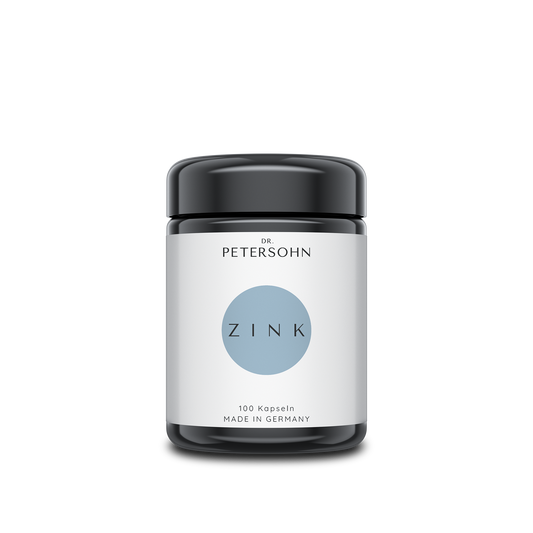 Zink von Dr. Petersohn Glasverpackung schwarz