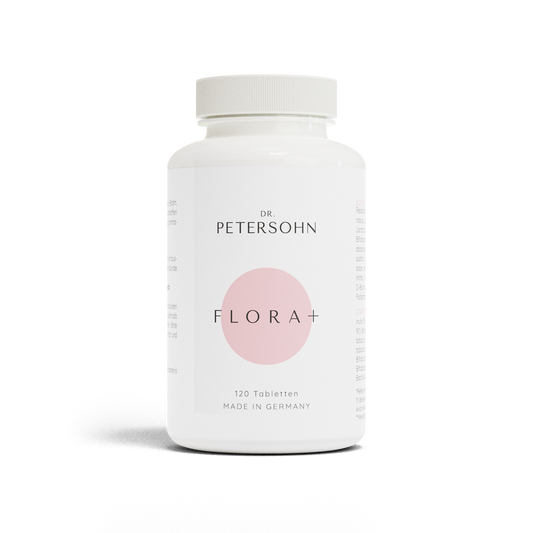 Flora+ von Dr. Petersohn Plastikverpackung weiß